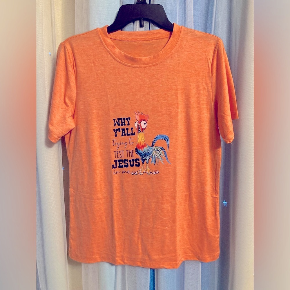 Crazy Chicken Graphic tees